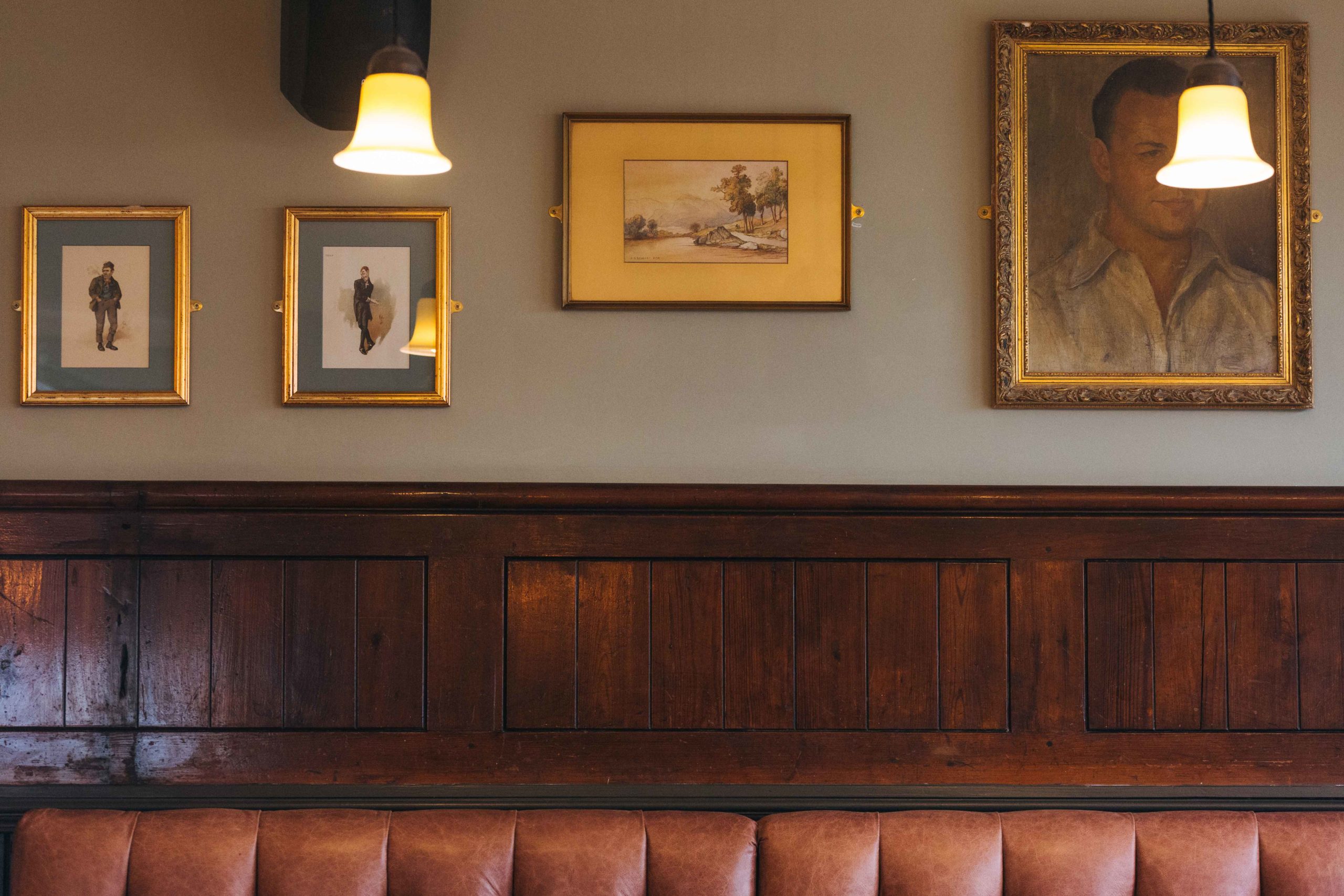 Seating area at The Punch Bowl