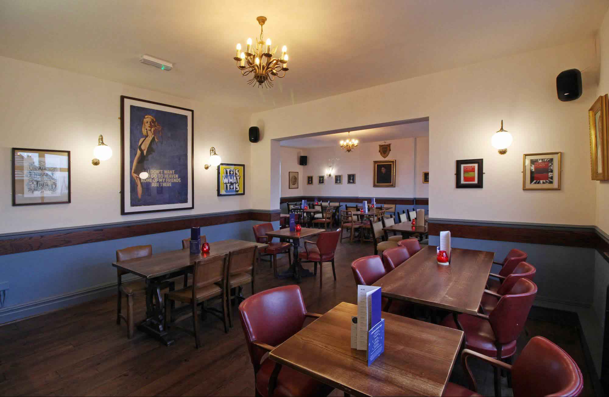 Upstairs area hire at The Punch Bowl