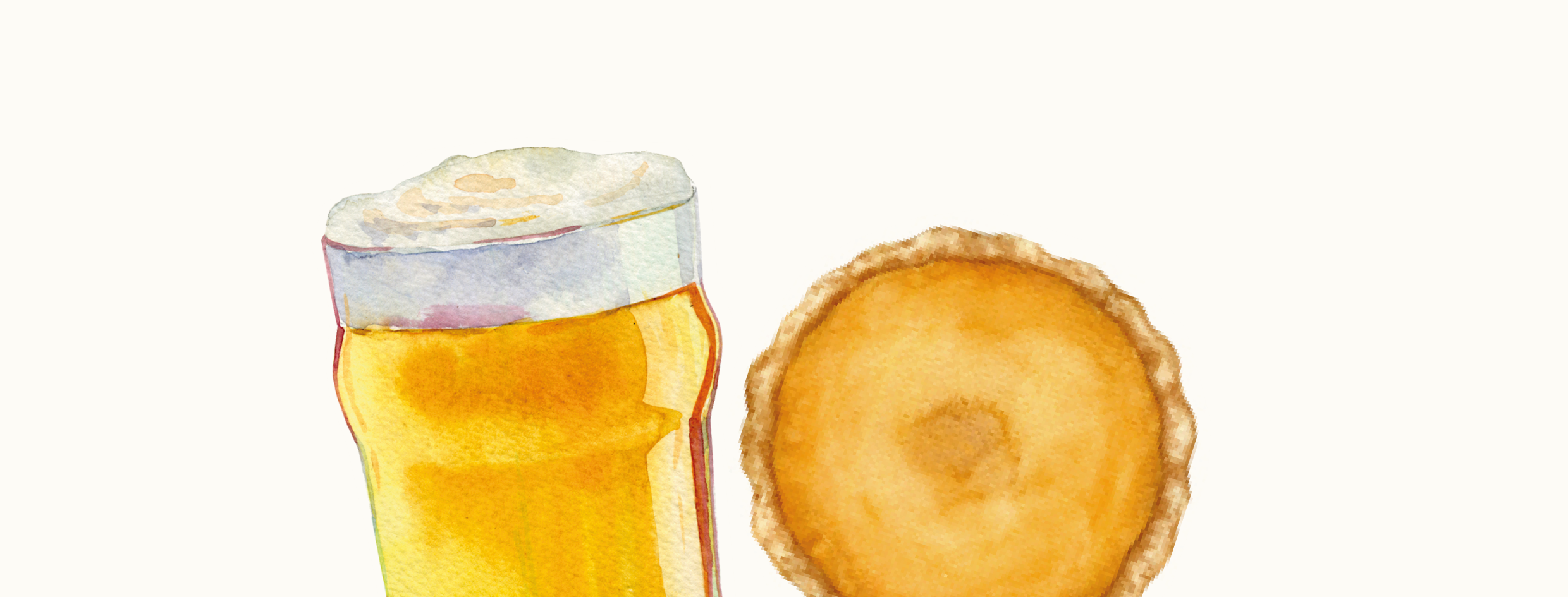 Pie banner