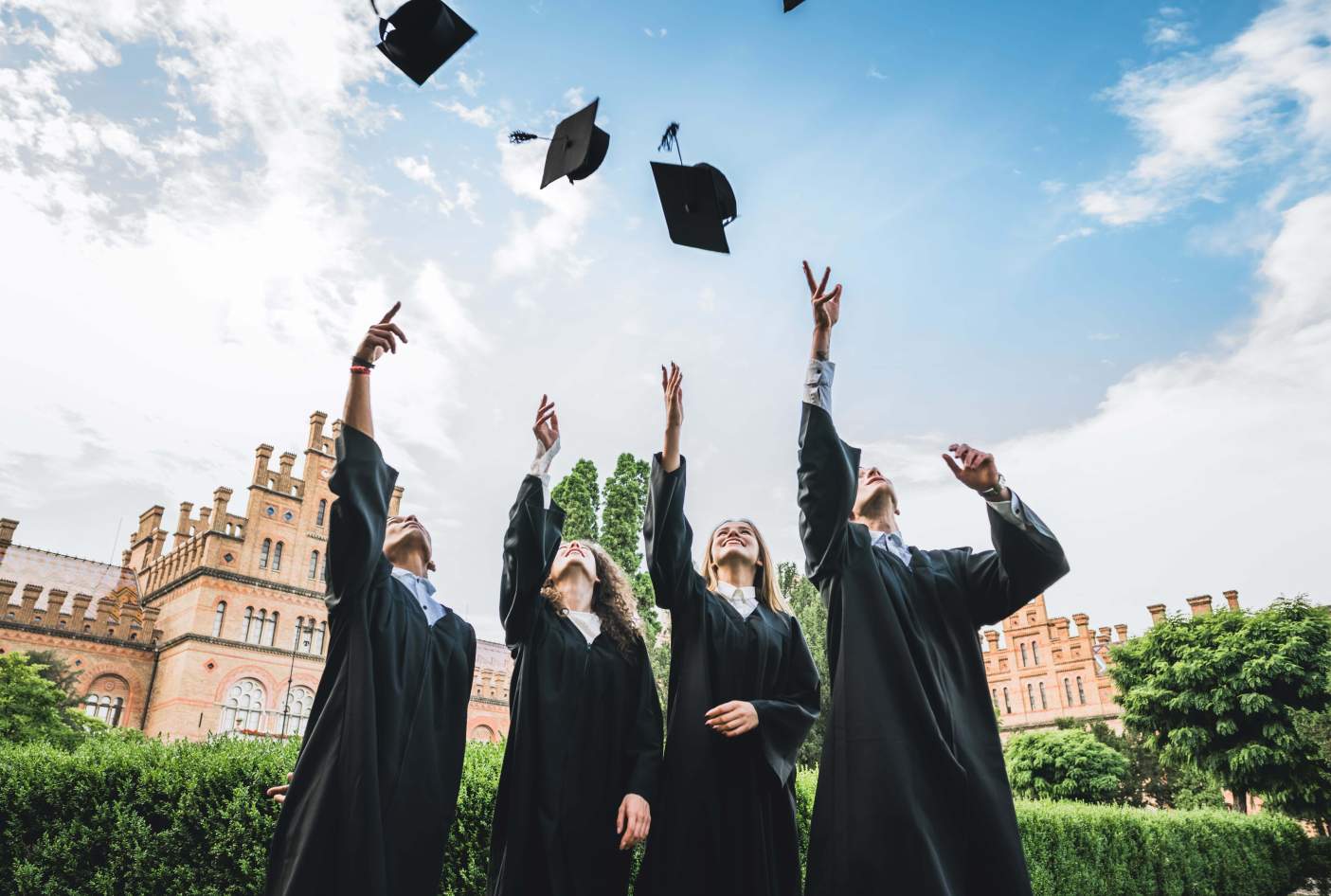 Graduation celebration in Sheffield